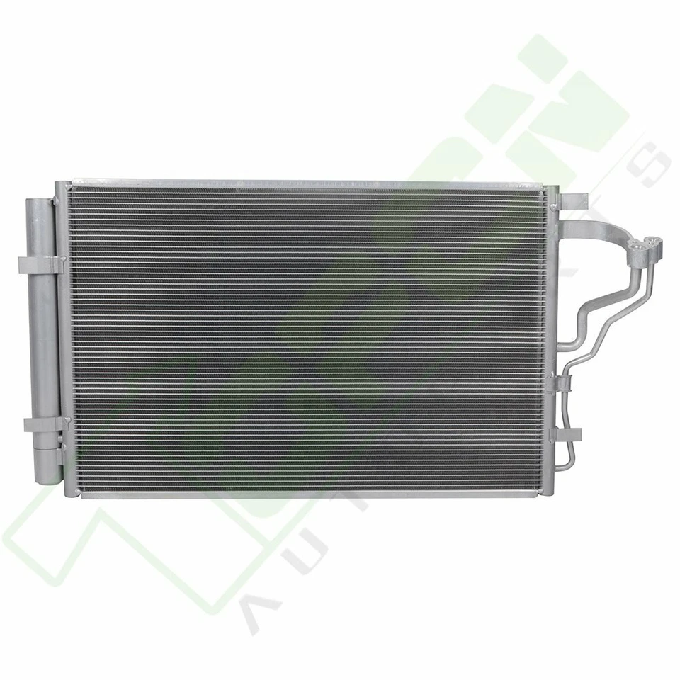 Aluminum AC Condenser Fit 4519 For 2014-2016 Hyundai Elantra 2015-2018 Kia Forte Foto 3 de 4