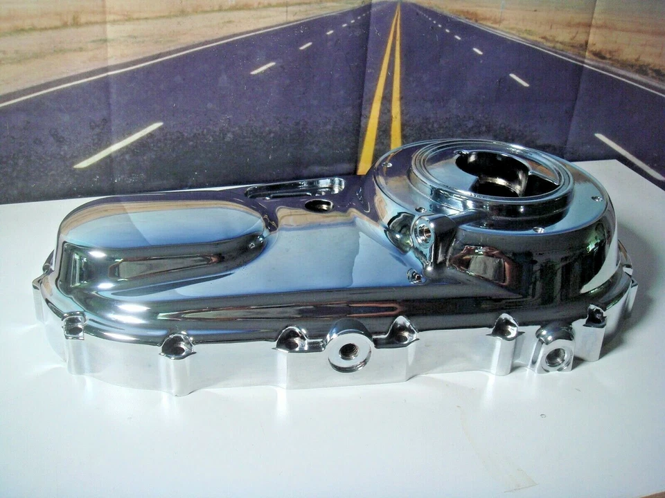 Harley XL Primary Cover Chrome Outer Sportster '06 Up V-Twin 25460-06 43-0285 X5 - Image 3 of 4
