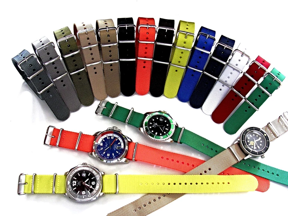 NATO ® Xtreme Heavy Nylon Balístico G10 Militar Deporte Reloj Correa Bond EE. UU. Foto 4 de 4