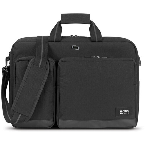 Solo UBN3104 Urban 5" x 17.25" x 17.24" Polyester Hybrid Briefcase - Black New - Bild 8 von 12