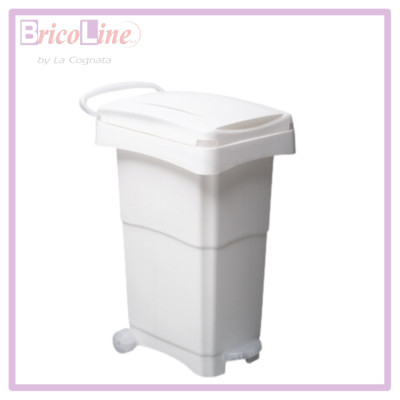 BIDONE IMMOND.GIGAN.C/RUOTE+PED.VDE LT.120