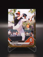 Tarik Skubal 2025 Topps Now Road To Opening Day Detroit Tigers Gold #24/99