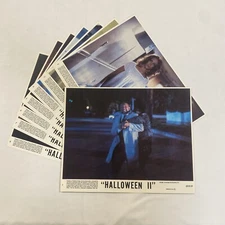 1981 HALLOWEEN II UNUSED ORIGINAL 8x10 LOBBY SET OF 8 COMPLETE MINT CARPENTER