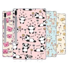 HEAD CASE DESIGNS CUTESY DOODLES SOFT GEL CASE FOR SAMSUNG TABLETS 1