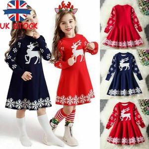 kids christmas jumper dress
