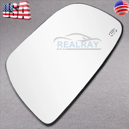 Exterior Heated Mirror Glass w/ Backing Plate LH Driver Side for Nissan Rogue