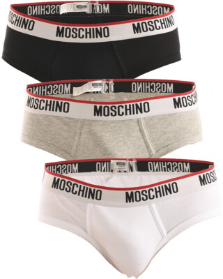 Moschino Underwear 3 Slip Underwear Man Black 4705 5670 5555 Sz. S MAKE OFFER