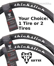 1 or2-Pack WTB Thickslick 26x2.0 Comp Fast Smooth Slick Street Wheelie Bike Tire