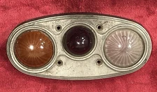 Vintage Taillight Brake Light Back Up Light lens & rim 1920’s Packard
