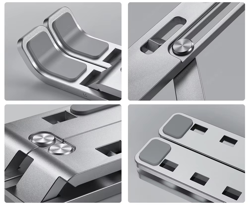Support PC Portable en Aluminium Pliable pour MacBook et Lenovo - 3