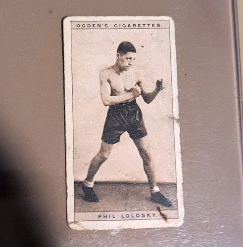 Ogden’s Cigarettes Tobacco Card Boxing Champions Series Phil Lolosky