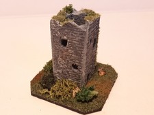 Diorama Spur Z Turm Turmruine Ruine Burg Burgruine Fertiggelände Geländebau 