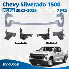 For 2022-2025 Chevy Silverado 1500 Front Upper Bumper Cover End Cap Air Duct