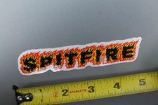 Spitfire Skateboard Wheels Clear Fire Flames Z4 Original Skateboarding STICKER