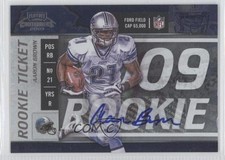 2009 Playoff Contenders Aaron Brown #135 Auto 0a1