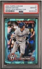 2024 Topps Chrome - Shohei Ohtani #1 Aqua Lava Refractor /199 - PSA 10