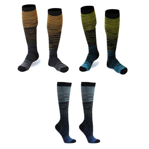 Graduated Compression Socks for Women and Men Knee High Sock , 3 packs - Picture 2 of 3