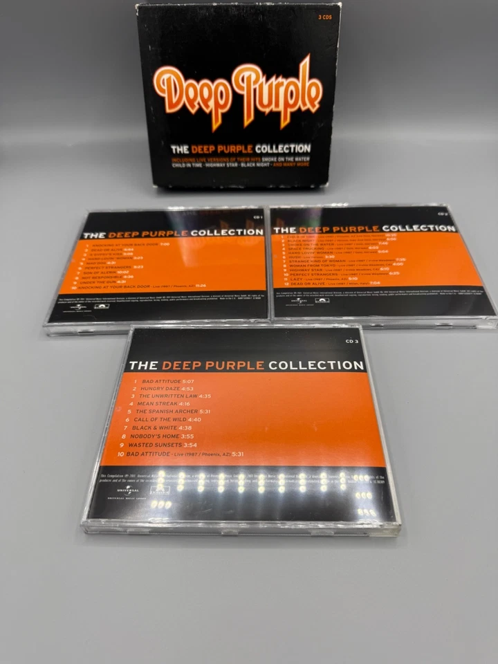 Deep Purple THE COLLECTION 3 CD-Box von Universal Polydor aus 2011 - Bild 4 von 4