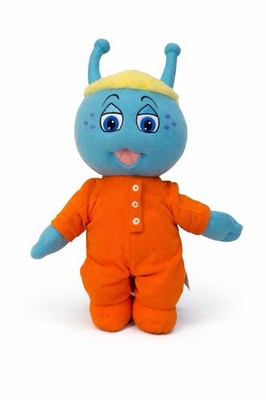 My Bedbugs 2006 TV Show Blue Bug Toofy Orange Pajamas Plush Toy Stuffed Animal