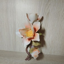 NAPOLEON CAPODIMONTE Italian Porcelain Flowers Made In Italy