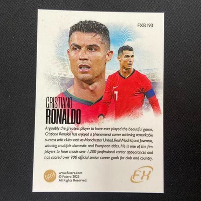 2025 Futera FX Cristiano Ronaldo Portugal 59636 | eBay Australia