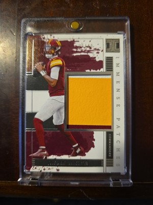 Jayden Daniels /49 (3 Color) Patch SSP Commanders QB 2025 Panini Impeccable
