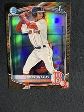 2025 Bowman Chrome Franklin Arias Reptillian Refractor 1st RC BCP-67 Red Sox MLB