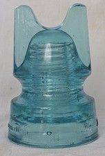 Antique Glass Insulator CD 269 JUMBO PAT'D JUNE 17, 1890, AUG 19,1890
