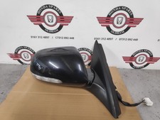 HONDA ACCORD MK7 O/S WING MIRROR DRIVER RIGHT OSF IN BLACK B92P 2003-2008 7 PIN