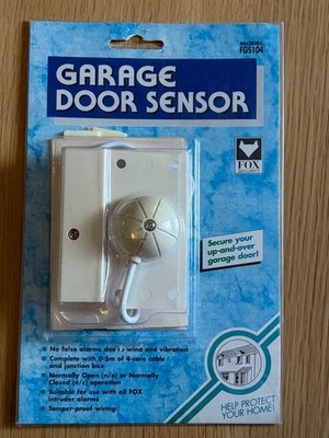 Fox Security Modell FGS104 Garagentorsensor Brandneu Versiegelt