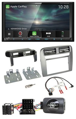 Kenwood Bluetooth USB 2DIN Lenkrad TMC DAB Navigation für Fiat GrandePunto 05-06