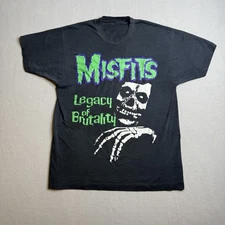SCREEN STARS Vtg MISFITS PUNK 80S T Shirt Rock Grunge Grail Sz M Single Stitch