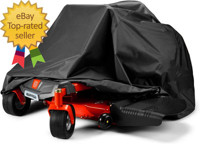 Zero Turn Mower Cover Universal Fit 600D Polyester Oxford Weatherpoof UV with Wi