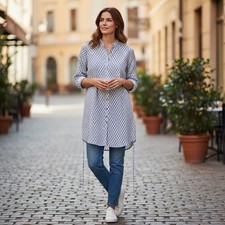 Tory Burch Shirt dress style top Total pattern floral cotton Women