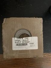 1 - 3/4 X 100 28ga Galvanized Duct Strap #101