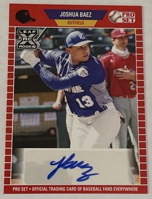2021 Leaf Pro Set Joshua Baez Red RC Auto