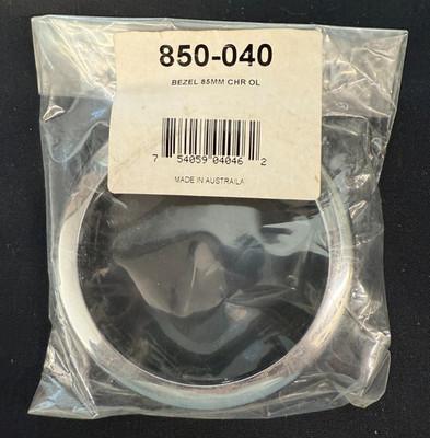VDO Bezel, 85mm CHR OL, Part # 850-040