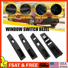 Frontrear Left Right Window Switch Panel Bezel Trim For Toyota Yaris 2012-2014