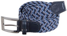 Cintura uomo elasticizzata PAUL & SHARK YACHTING misura 120 47" intrecciata con pelle
