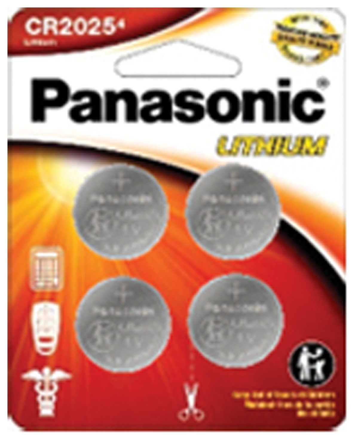 Литиевая аккумуляторная батарея Panasonic CR2025 Coin Cell - Высокопроизводительная