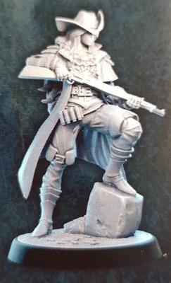 Mammoth Factory Fateless 3D Druck Nightwarden Bloodborne Hunter RPG Miniatur B