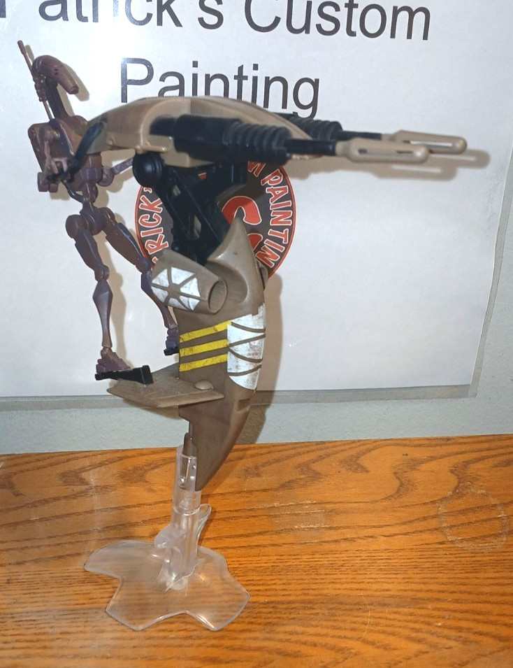 Star Wars The Clone Wars: Stap with Battle Droid Figure -Toys R Us Exclusive
