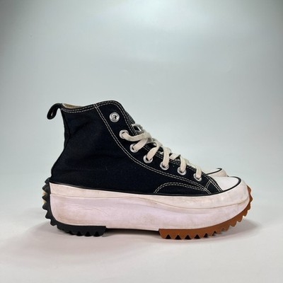 Converse Run Star Hike Black White Gum High Top Sneakers 166800C Women's Size 7