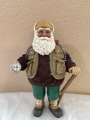 Dept 56 Possible Dreams Clothtique '99 Vintage Hiking Santa Figure Staff Compass