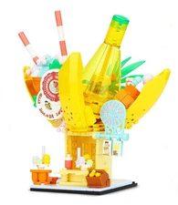 Banana Cabin Ice Cream Shop Building Blocks Set | General Jim's Toys & Bricks |