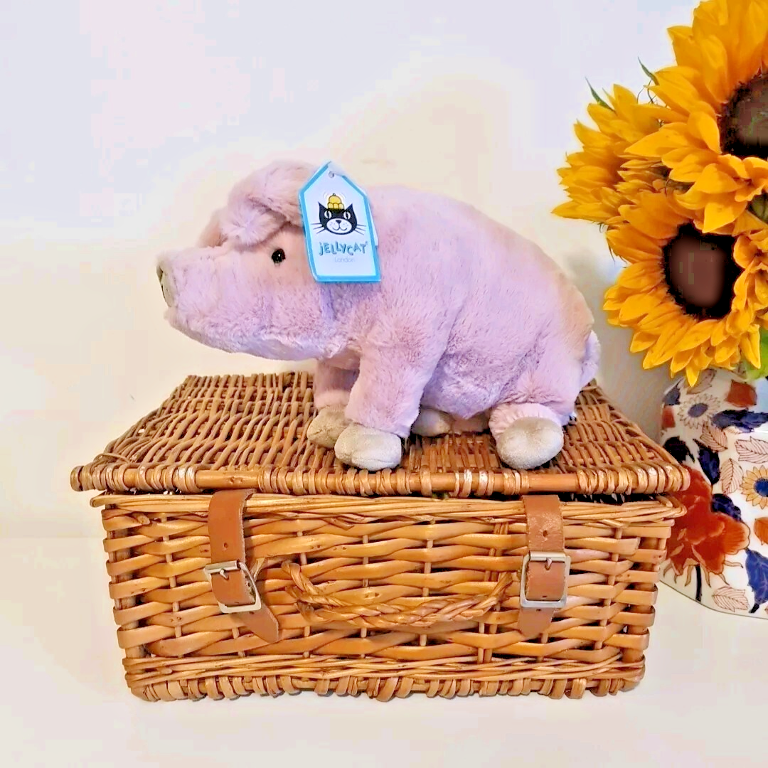 Jellycat Small Parker Piglet - With Tags - Retired - Soft Toy Plush - Parker Pig