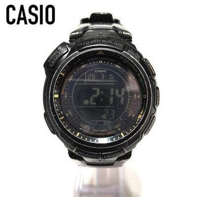 Casio Protrek PRW-1300YJ Radio Solar Watch 2.0 in Face Width Pre-owned