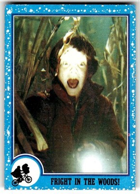 1982 Topps E.T. the Extra-Terrestrial Card #6 Fright in the Woods!