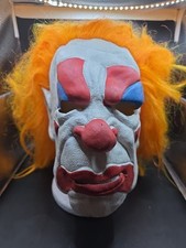 Scary Evil Crazy Clown Adult Latex Halloween Mask Full Overhead 2007 Take One