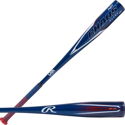 Rawlings | Chaos Baseball Bat | USA | -11 Drop | 2 5/8'' 26 Inch, Blue/Red 